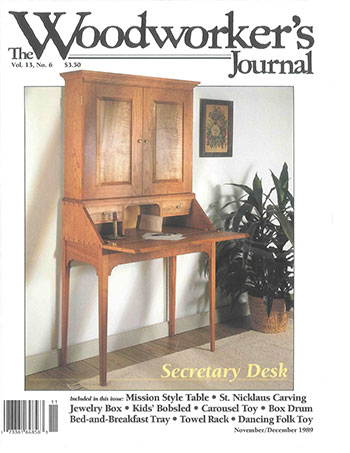 Woodworker’s Journal – November/December 1989