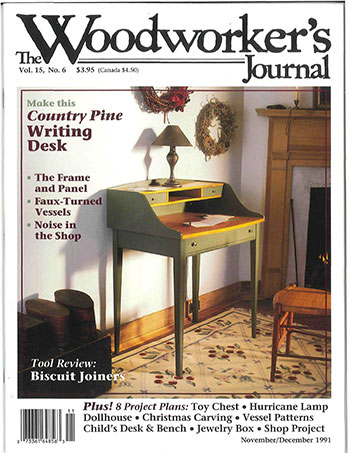 Woodworker’s Journal – November/December 1991