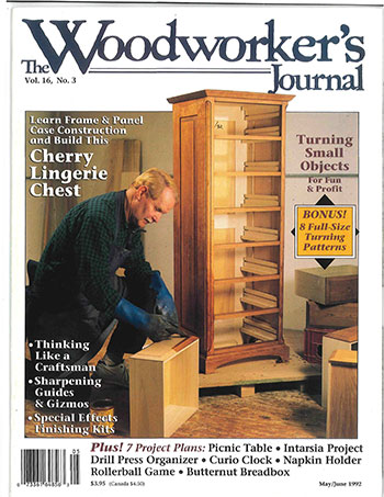 Woodworker’s Journal – May/June 1992