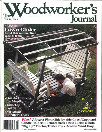 Woodworker’s Journal – July/August 1992