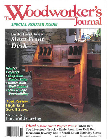 Woodworker’s Journal – November/December 1992