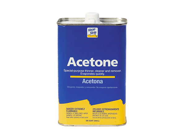 Acetone for Excess Contact Cement