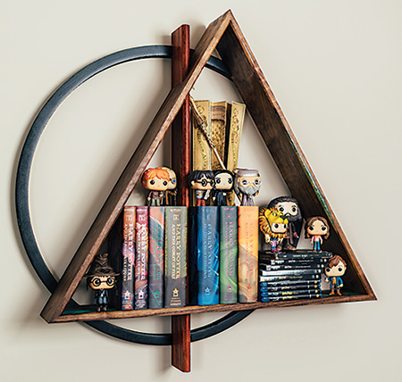 Alex Fang triangle bookshelf