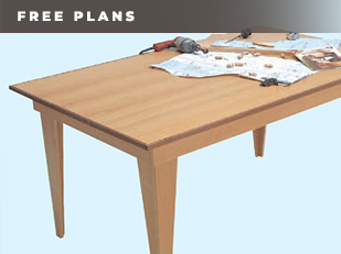 Sturdy workshop table