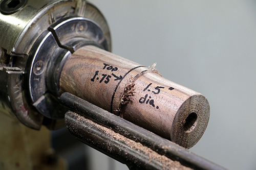 Marking final beehive ornament height