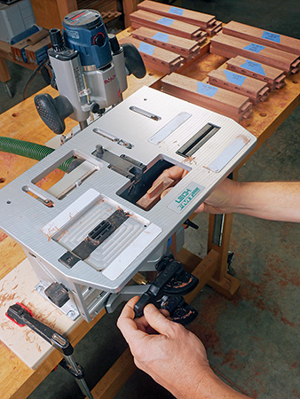 Cutting tenon with FMT jig