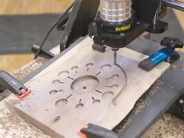 VIDEO: Making a Modern Clock Using CNC