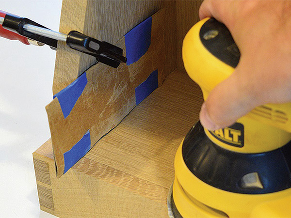 Card Scraper Sanding Shield