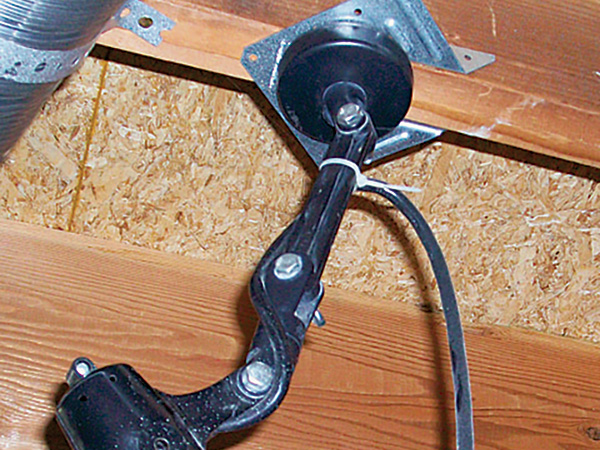 Low-cost Floor Joist Light Bracket