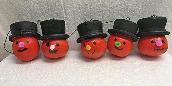 Pumpkin-themed figurines