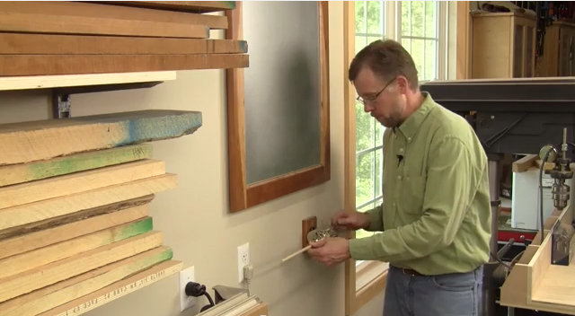 Chamfering Dowels with a Pencil Sharpener