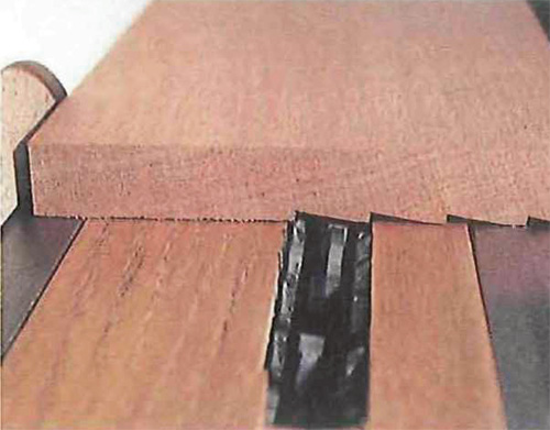 Cutting shingle shapes with a dado blade
