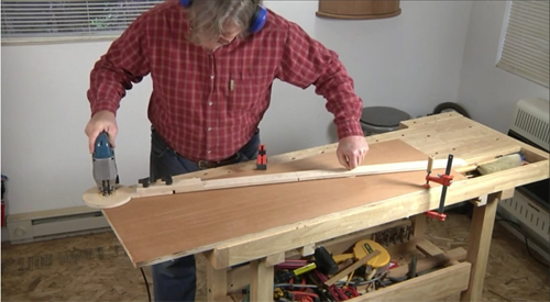 Using a Circle Cutting Jig