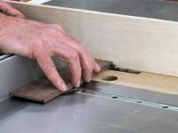 Cutting on Table Saw with Fence