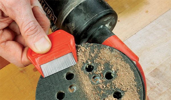 Cleaning Your Sander’s Hook-and-Loop Pad