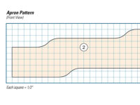 Apron drawing for dining table