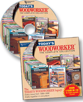 Today's Woodworker Complete Collection CD