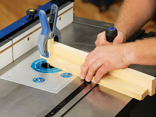 Routing tenon on plant stand leg top