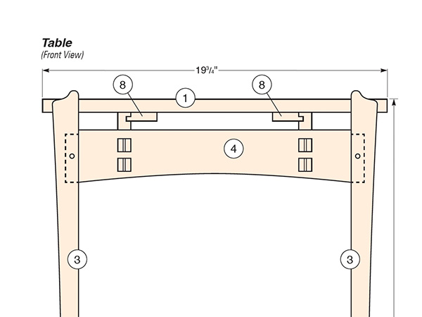 Contemporary Table Drawings