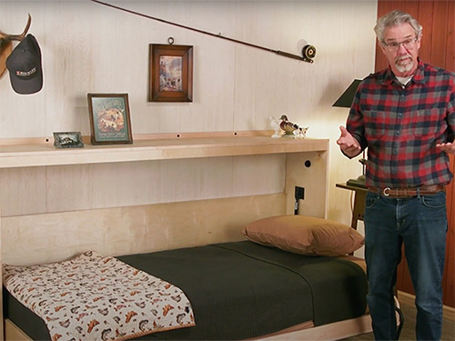 VIDEO: Making a Murphy Bed Twin Bed