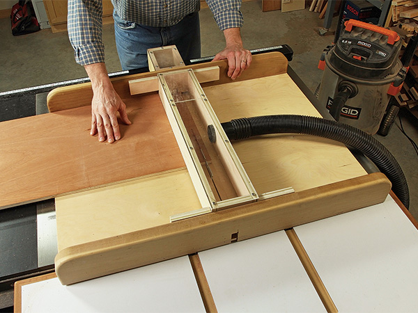 Crosscut Sled Dust Shroud