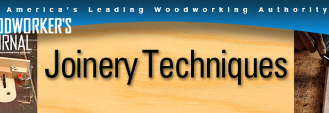 Joinery Techniques Header