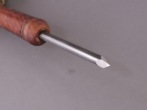 Tool with a specially sharpened pointed end