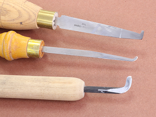 Examples of tools for cutting recesses