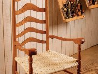 Classic turned and woven chair