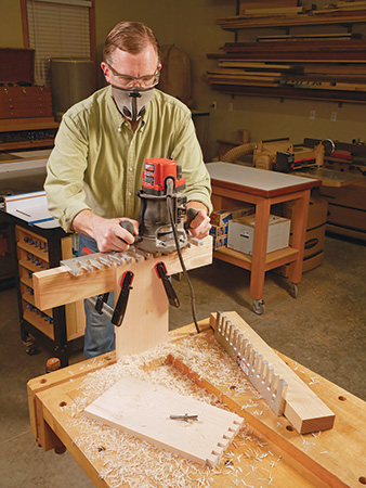 Milling dovetails with a Keller dovetail jig