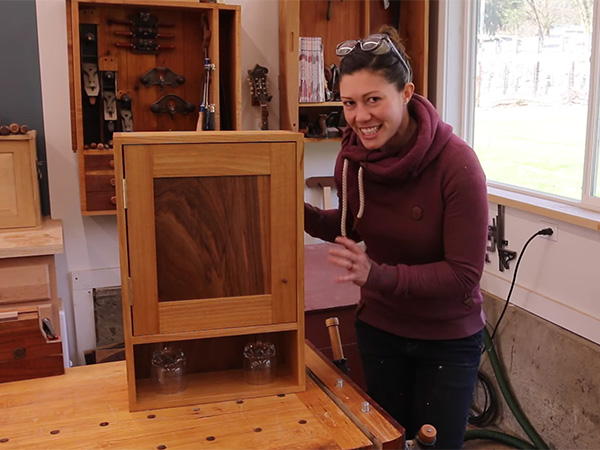 VIDEO: Making a Dovetailed Whiskey Cabinet