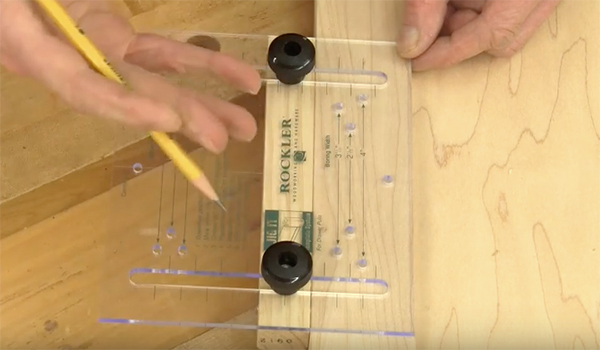Jig for Easier Drawer and Door Pull Installation