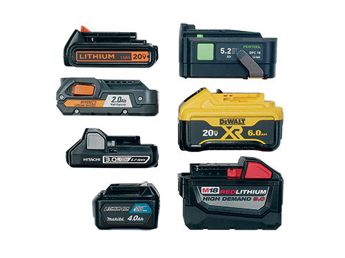 Drill/Driver Li-Ion batteries