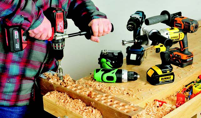 A 1"-dia. self-feeding auger bit pushes a cordless drill to its limits.