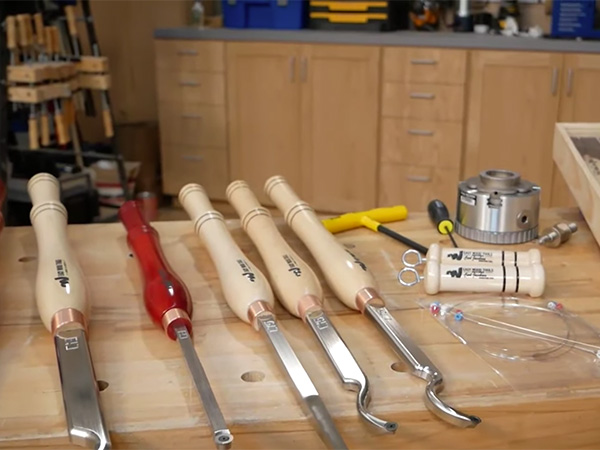 Turning Acrylic Blanks with Negative Rake Carbide Turning Tools