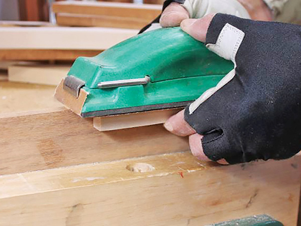 Corner edge sanding jig