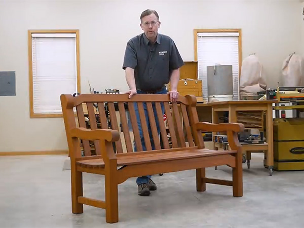 VIDEO: Complete English Garden Bench Build