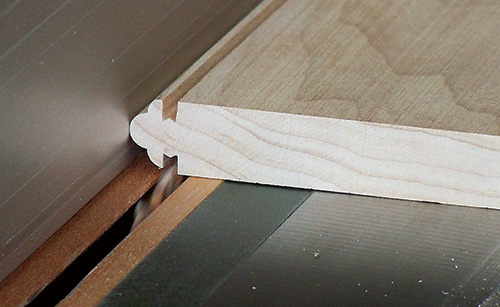 Cutting stock for envelope table at table saw