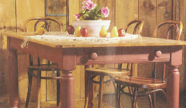 Classic eight person dining table