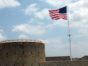 Fort Snelling Turned Flagpole