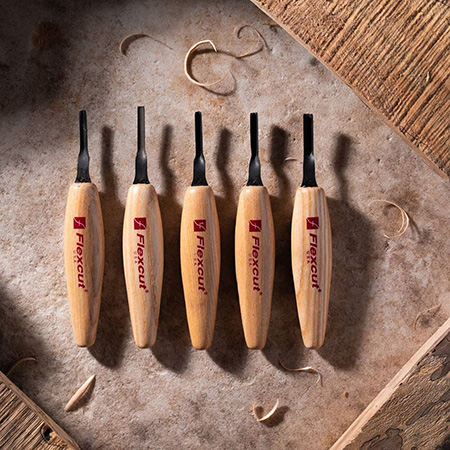 Array of Flexcut micro carving tools