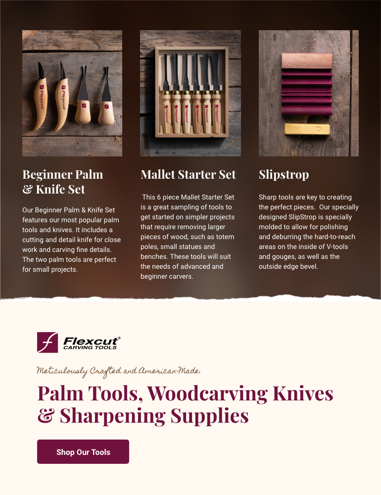 FlexCut® 4 Piece Beginners Carving Palm Knife Set