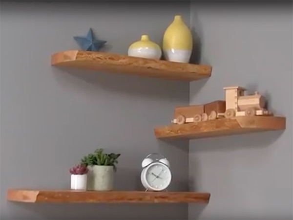 PROJECT: Making Live-Edge Floating Shelves