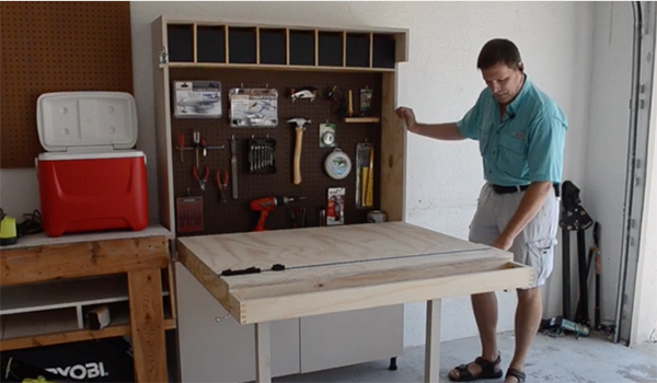 Folding Work Station - Woodworking Blog Videos Plans ...