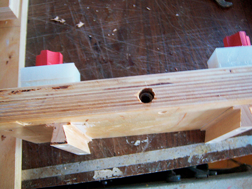 A small base is left on the dovetail-shaped runners. It helps when you secure the runner to the sliding panel with screws.