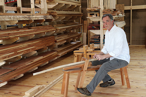 Wayne Miller gives instruction on hand tools