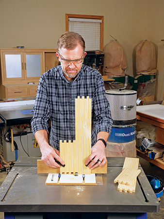 Cutting joinery for glue caddy drawers