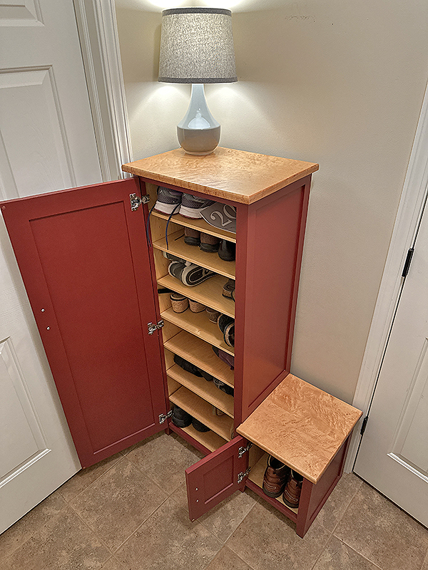 Shoe Rack, Design, Reader, Woodworker's Journal