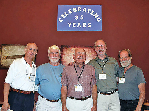 Founding members of the Greenville Woodworker's Guild