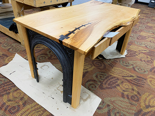 Table built by the Greenville Woodworker's Guild